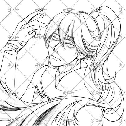 大头线稿/｜Style 1